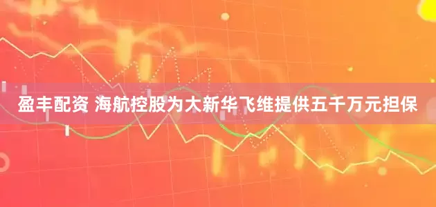 盈丰配资 海航控股为大新华飞维提供五千万元担保